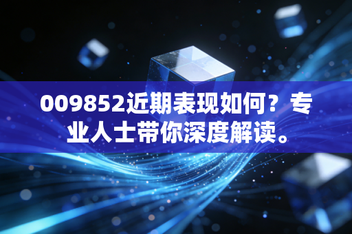 009852近期表现如何？专业人士带你深度解读。