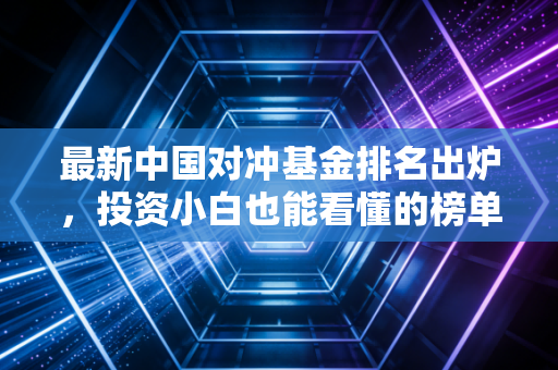 最新中国对冲基金排名出炉，投资小白也能看懂的榜单！