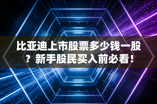 比亚迪上市股票多少钱一股？新手股民买入前必看！