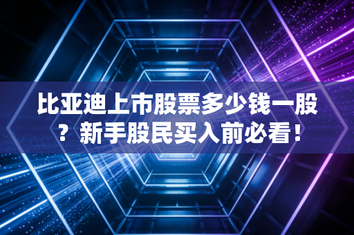 比亚迪上市股票多少钱一股？新手股民买入前必看！
