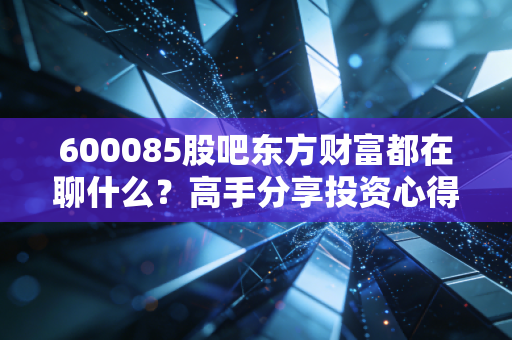 600085股吧东方财富都在聊什么？高手分享投资心得！