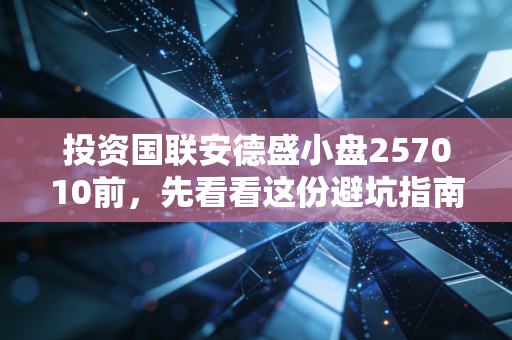 投资国联安德盛小盘257010前,先看看这份避坑指南