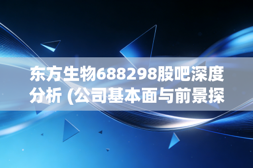 东方生物688298股吧深度分析 (公司基本面与前景探讨)