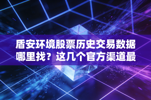 盾安环境股票历史交易数据哪里找?这几个官方渠道最可靠!