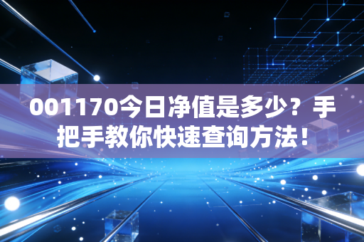 001170今日净值是多少？手把手教你快速查询方法！