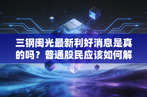 三钢闽光最新利好消息是真的吗？普通股民应该如何解读？
