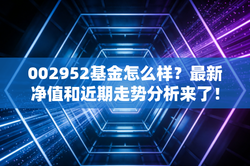 002952基金怎么样?最新净值和近期走势分析来了!