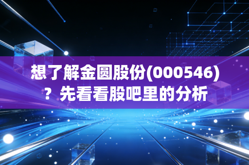 想了解金圆股份(000546)?先看看股吧里的分析