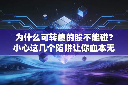 为什么可转债的股不能碰？小心这几个陷阱让你血本无归！