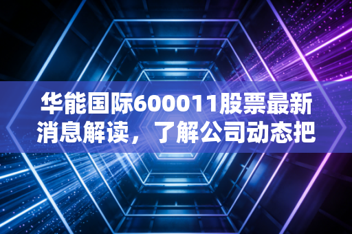 华能国际600011股票最新消息解读，了解公司动态把握买卖时机！