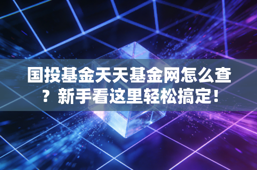 国投基金天天基金网怎么查?新手看这里轻松搞定!