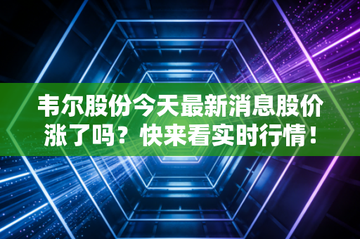 韦尔股份今天最新消息股价涨了吗？快来看实时行情！