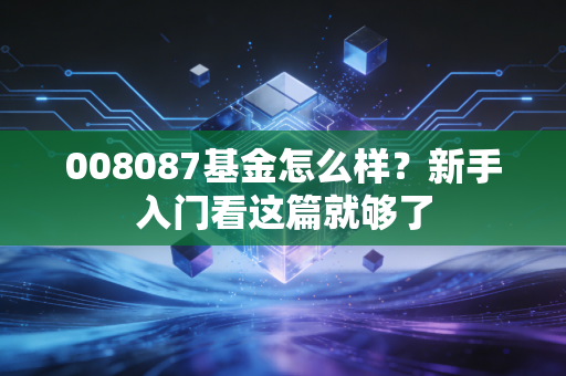 008087基金怎么样？新手入门看这篇就够了