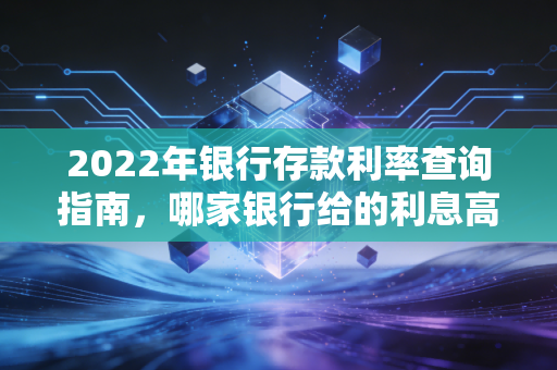 2022年银行存款利率查询指南，哪家银行给的利息高一点？