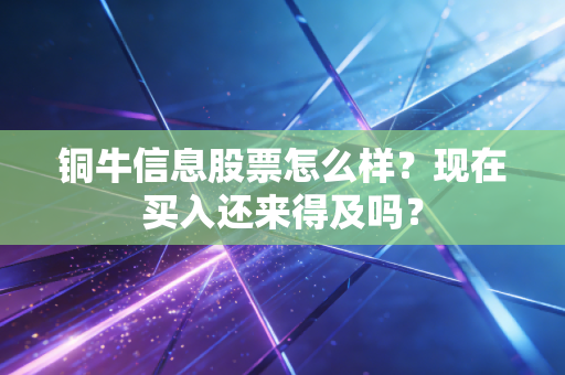铜牛信息股票怎么样?现在买入还来得及吗?