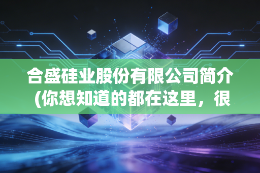 合盛硅业股份有限公司简介 (你想知道的都在这里，很全面)