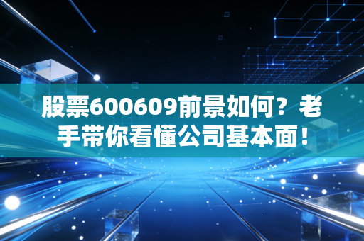 股票600609前景如何?老手带你看懂公司基本面!
