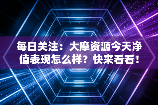 每日关注:大摩资源今天净值表现怎么样?快来看看!
