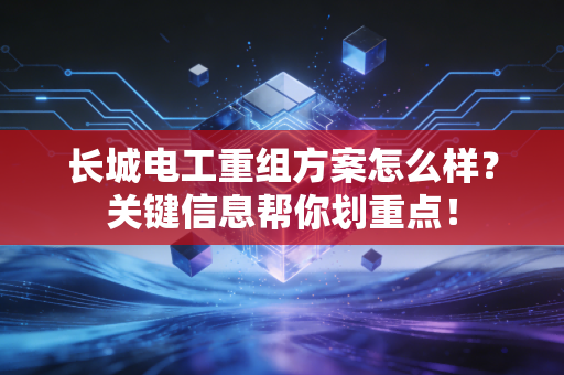 长城电工重组方案怎么样?关键信息帮你划重点!