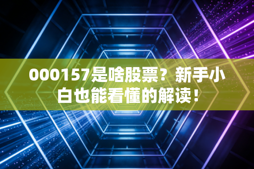 000157是啥股票?新手小白也能看懂的解读!