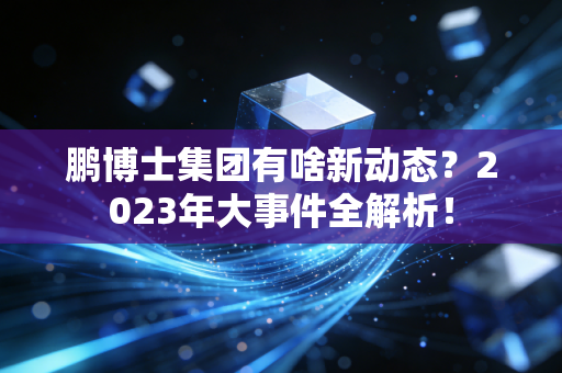 鹏博士集团有啥新动态?2023年大事件全解析!