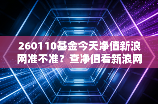 260110基金今天净值新浪网准不准？查净值看新浪网就对了！