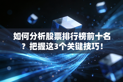 如何分析股票排行榜前十名？把握这3个关键技巧！