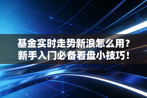 基金实时走势新浪怎么用？新手入门必备看盘小技巧！