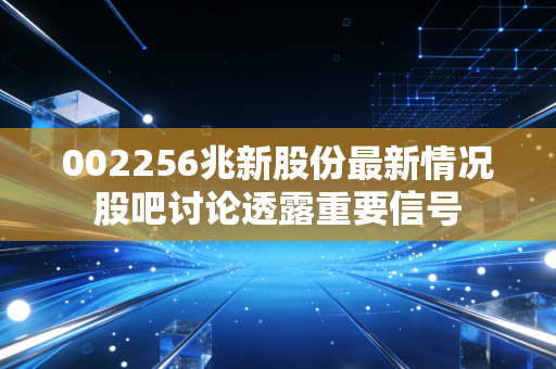 002256兆新股份最新情况股吧讨论透露重要信号