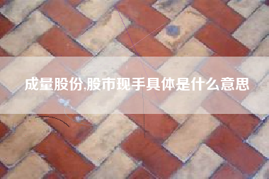 成量股份,股市现手具体是什么意思
