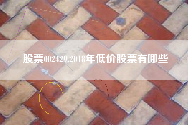 股票002429,2018年低价股票有哪些