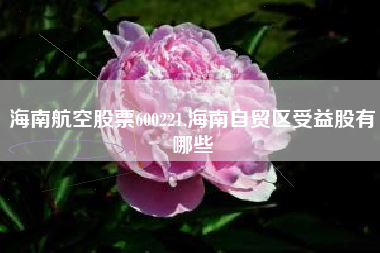 海南航空股票600221,海南自贸区受益股有哪些
