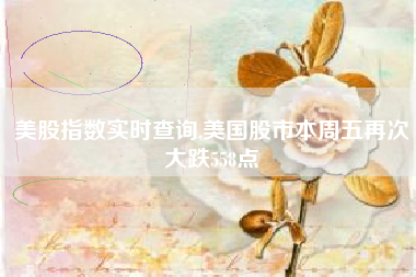 美股指数实时查询,美国股市本周五再次大跌558点