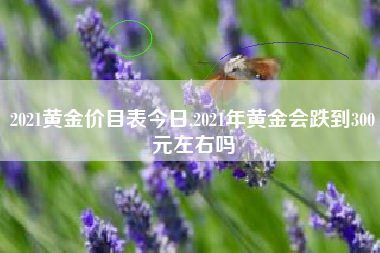 2021黄金价目表今日,2021年黄金会跌到300元左右吗