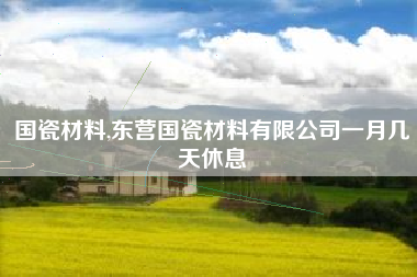 国瓷材料,东营国瓷材料有限公司一月几天休息