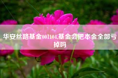 华安丝路基金001104,基金会把本金全部亏掉吗