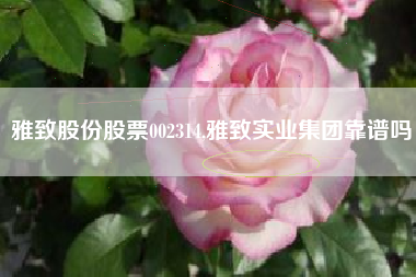 雅致股份股票002314,雅致实业集团靠谱吗