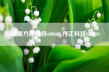 股票方正科技600601,方正科技600601