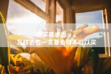 嘉实基本面50 a,
怎样去看一支基金可不可以买