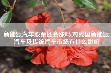 新能源汽车股票还会涨吗,对我国新能源汽车及传统汽车市场有什么影响
