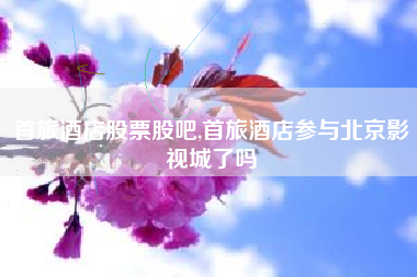 首旅酒店股票股吧,首旅酒店参与北京影视城了吗