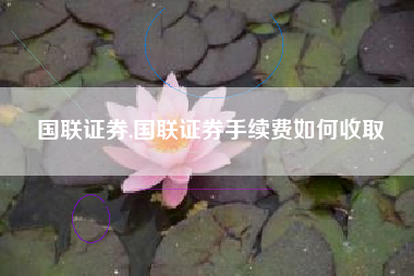 国联证券,国联证券手续费如何收取