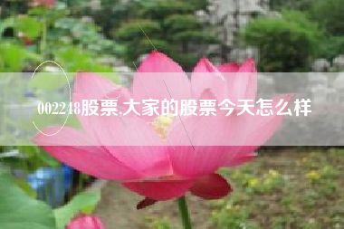 002248股票,大家的股票今天怎么样