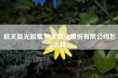 航天晨光股票,航天晨光股份有限公司怎么样