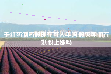 千红药制药股现在可入手吗,股灾期间有妖股上涨吗