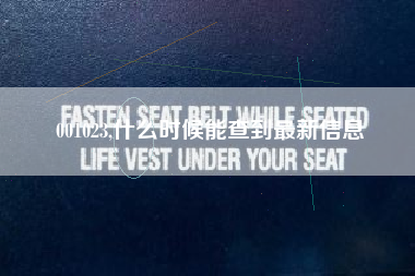 001023,什么时候能查到最新信息