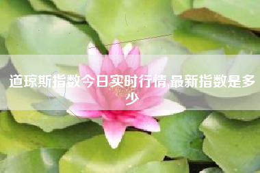 道琼斯指数今日实时行情,最新指数是多少