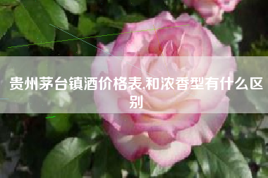 贵州茅台镇酒价格表,和浓香型有什么区别