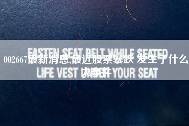 002667最新消息,最近股票暴跌 发生了什么大事件