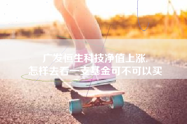 广发恒生科技净值上涨,
怎样去看一支基金可不可以买